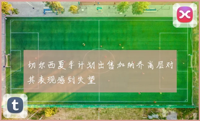 切尔西夏季计划出售加纳乔高层对其表现感到失望