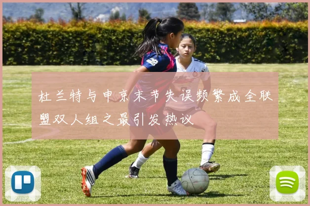 杜兰特与申京末节失误频繁成全联盟双人组之最引发热议